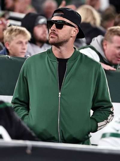Philadelphia Eagles Travis Kelce Green Bomber Jacket