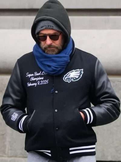 Bradley Cooper Black Eagles Varsity Jacket