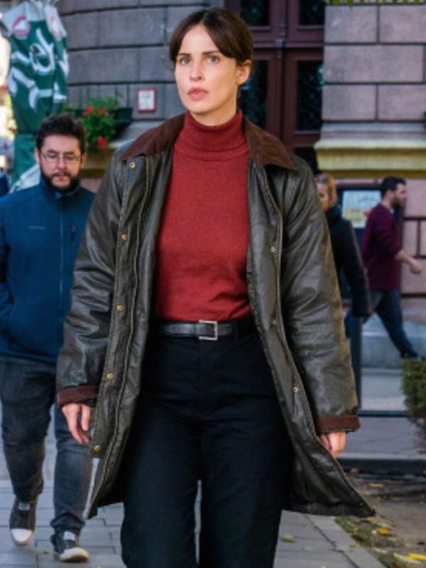 Jamie Kellet FBI International Black Long Jacket