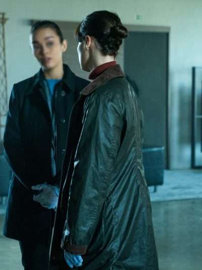 Jamie Kellet FBI International Black Leather Jacket