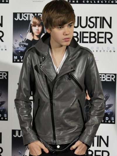 My Worlds The Collection Justin Bieber Leather Jacket