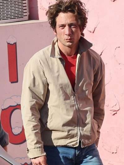 Jeremy Allen White Deliver Me from Nowhere Beige Jacket