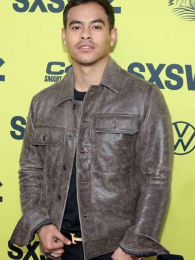 Julian Works The Long Game Brown Leather Jacket