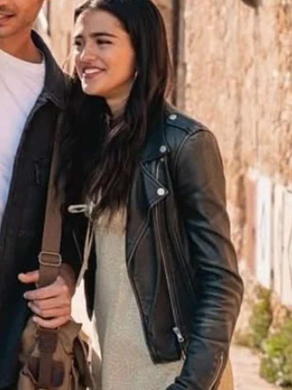 Maia Reficco La Dolce Villa Biker Leather Jacket