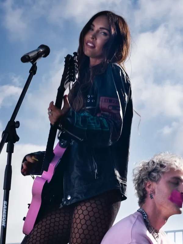 Bloody Valentine Megan Fox Black Biker Jacket