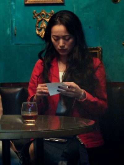 Tokiko Kitagawa One Night in Tokyo Red Suede Leather Jacket