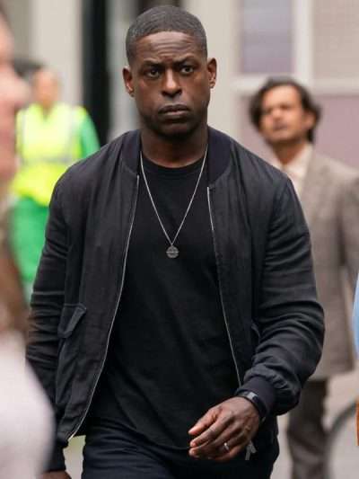 Sterling K. Brown Paradise Black Bomber Jacket