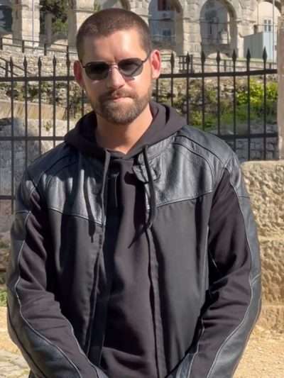 Scott Forrester FBI International Black Leather Jacket