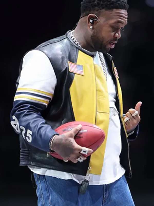 Mustard Super Bowl LIX Halftime Show Leather Jacket