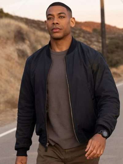 Aaron Pierre Lanterns Bomber Jacket