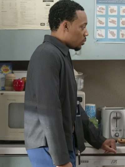 Tyler James Williams Abbott Elementary S04 Grey Jacket