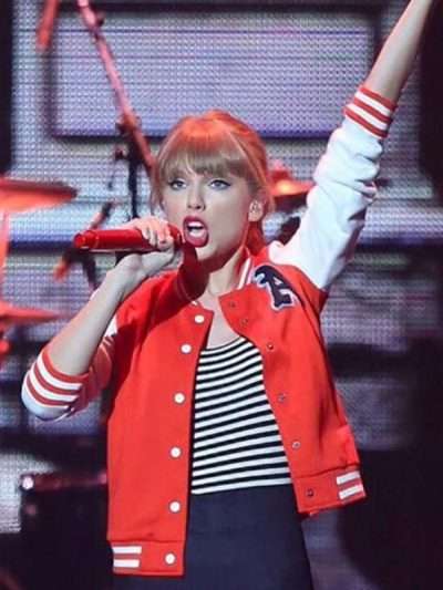 The Red Tour Taylor Swift Varsity Bomber Jacket
