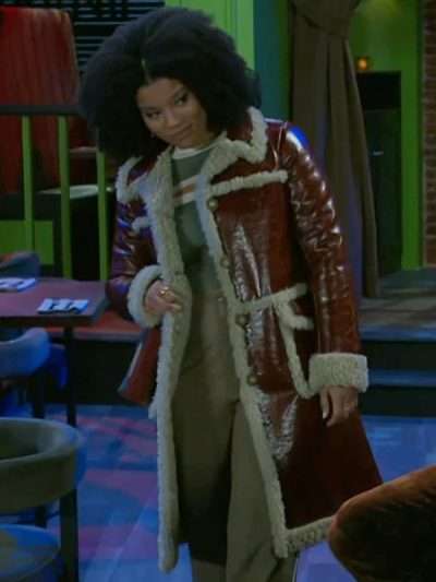 Eva Thomas Beyond the Gates Brown Leather Coat