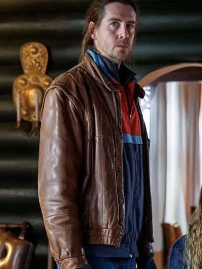 Magnus Lyng Blindspår Brown Leather Jacket