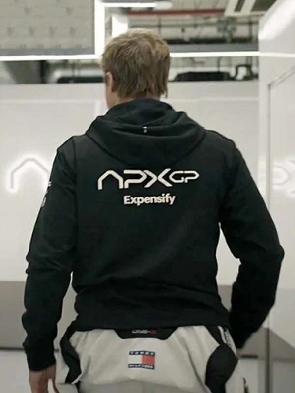 Brad Pitt Movie F1 2025 Black Hoodie