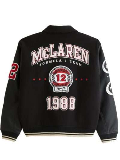 Team F1 Black Mclaren Bomber Jacket
