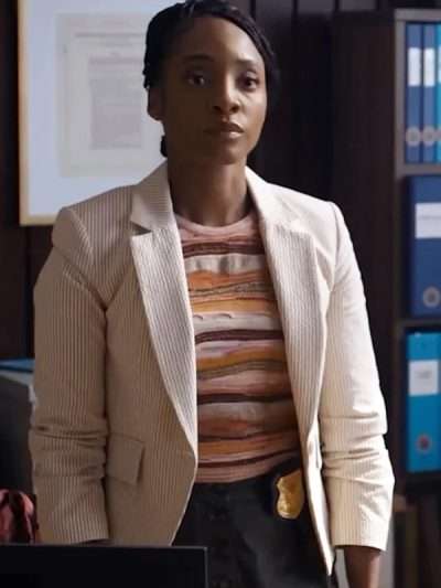 Faith Mitchell Will Trent S03 White Blazer