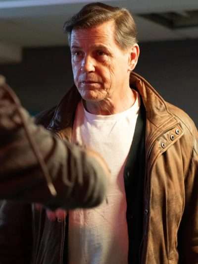 Helloween 2025 Michael Paré Brown Jacket