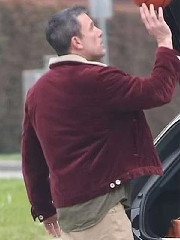 Ben Affleck The Accountant 2 Shearling Corduroy Jacket