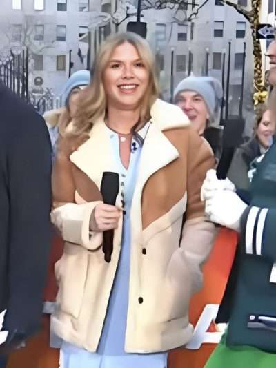 Jenna Bush Hager The Today Show 2025 Shearling Jacket
