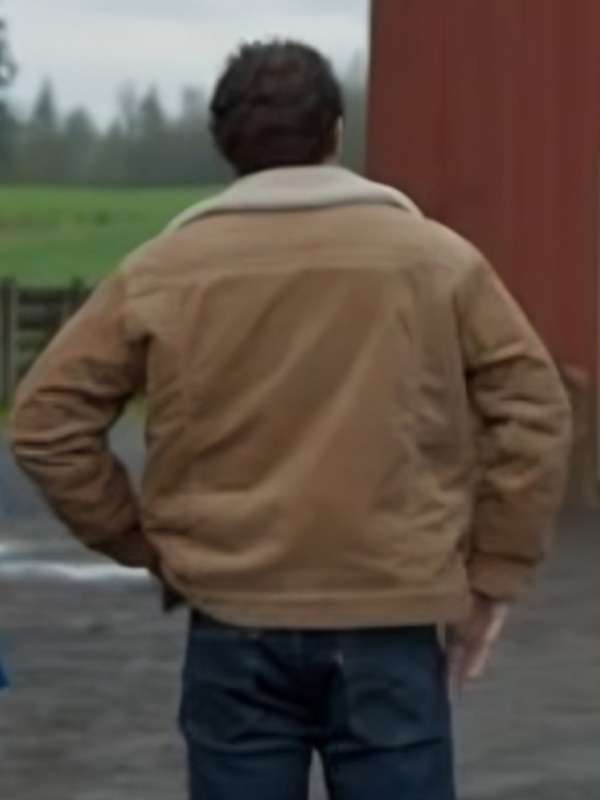 The Wish Swap 2025 Jake Foy Brown Shearling Jacket