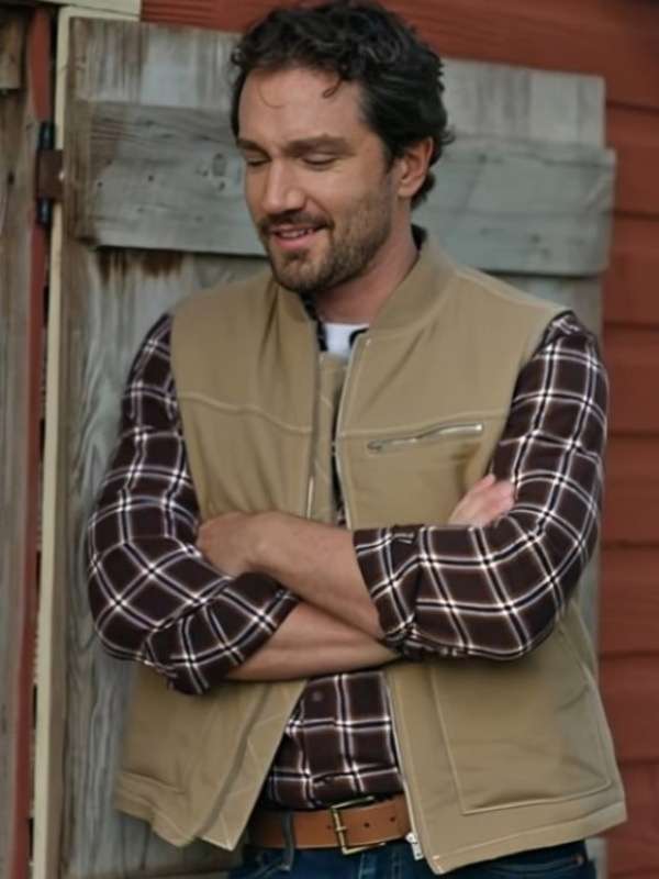 The Wish Swap 2025 Jake Foy Brown Cotton Vest