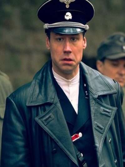 David Kross The World Will Tremble Black Leather Coat