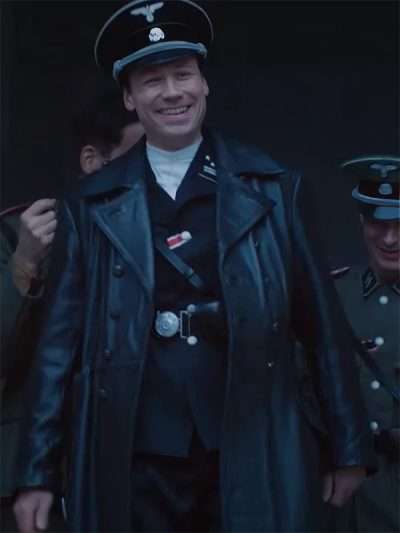 David Kross The World Will Tremble Leather Coat