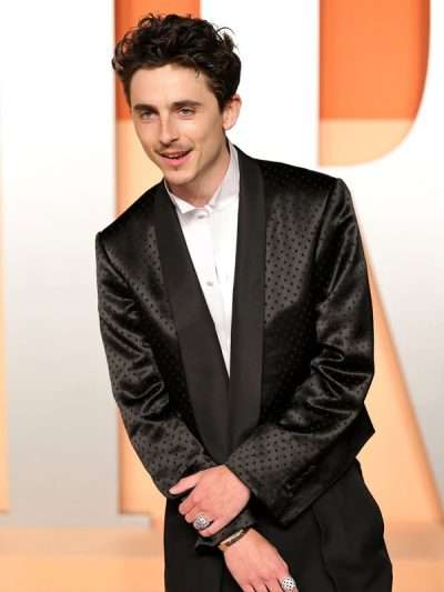 Timothee Chalamet Oscar After Party Black Blazer
