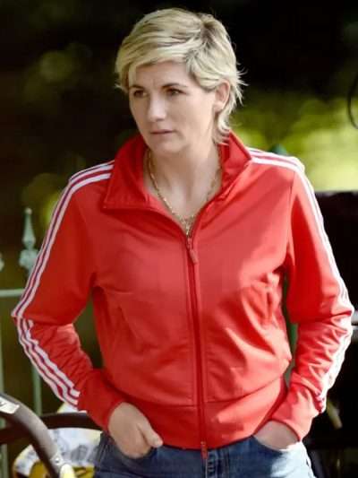 Toxic Town Jodie Whittaker Red Track Jacket