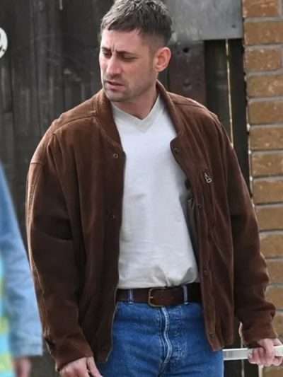 Michael Socha Toxic Town 2025 Suede Leather Jacket