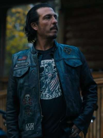 Nick Gomez Tracker S02 Black Leather Vest