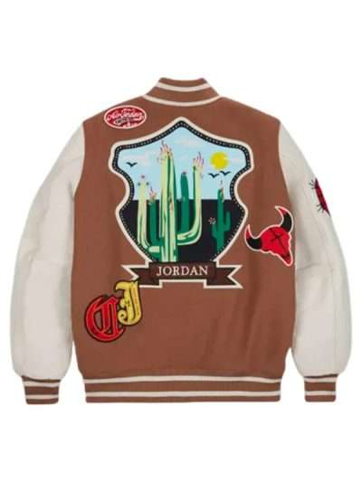 Travis Scott Varsity Bomber Jacket