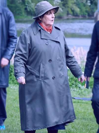Vera S14 Brenda Blethyn Grey Trench Coat