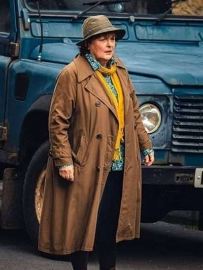 Vera Stanhope Vera S13 Brown Cotton Coat