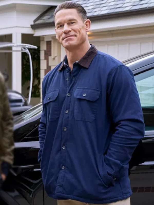 John Cena What Drives You with Blue Cotton Jacket