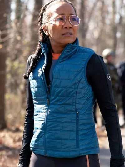 Amanda Wagner Will Trent S02 Blue Vest