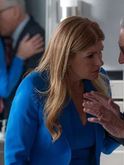 Valerie Whitesell Zero Day 2024 Connie Britton Blue Blazer
