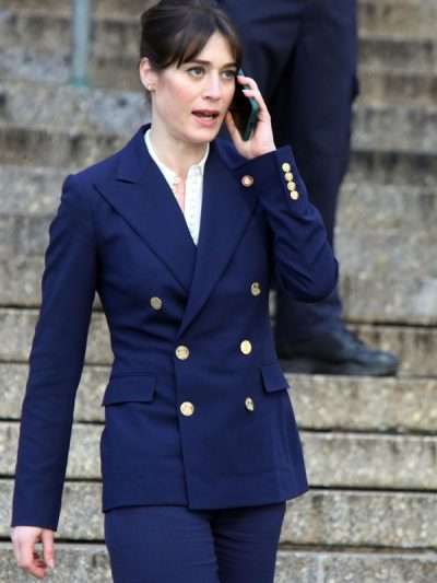Zero Day 2025 Lizzy Caplan Blue Blazer