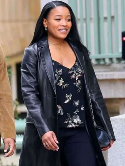 A Journal For Jordan Chanté Adams Leather Coat