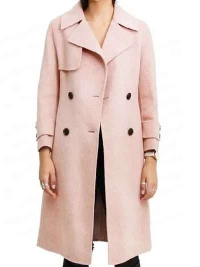 Emma Roberts About Fate Pink Coat