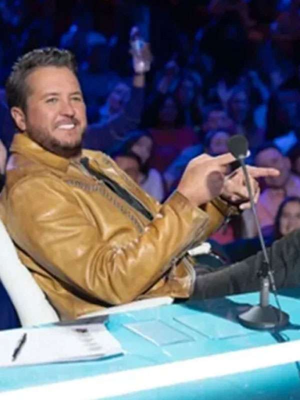 American Idol S23 Luke Bryan Leather Jacket