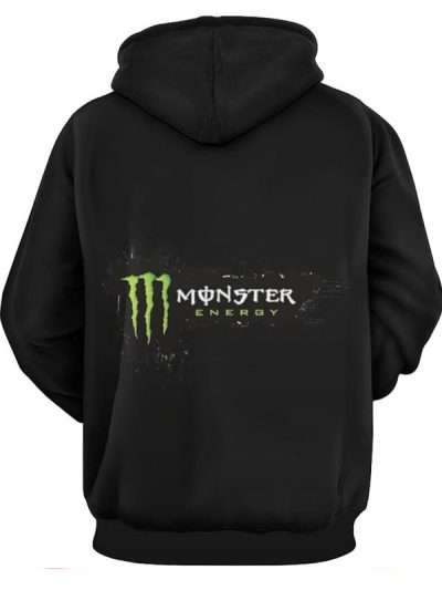 Black Monster Energy Pullover Hoodie