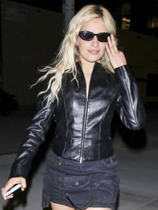 Camila Cabello 2024 Black Leather Jacket