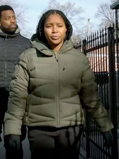 Kiana Cook Chicago PD S12 Green Puffer Jacket