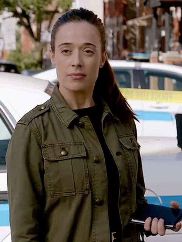 Chicago PD S12 Kim Burgess Green Cotton Jacket