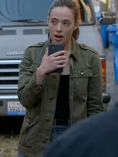 Chicago PD S12 Kim Burgess Green Jacket