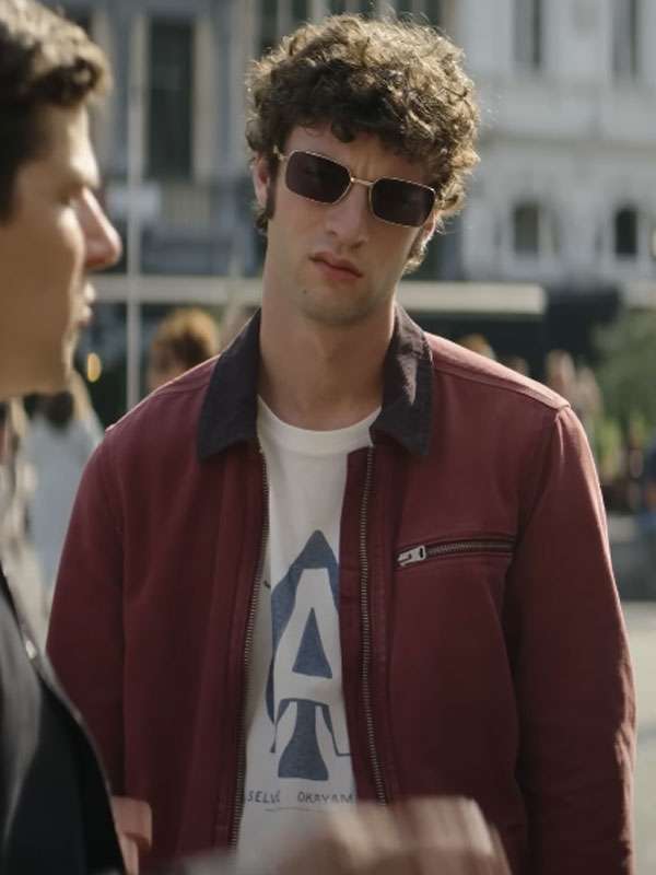 Dominic Sessa Now You See Me 3 Red Cotton Jacket