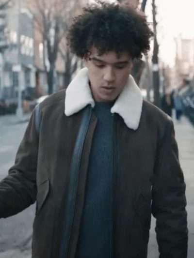 Elsbeth S02 Hayward Leach Brown Suede Leather Jacket