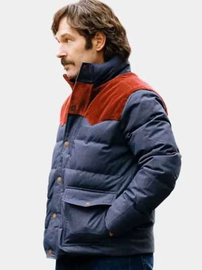 Friendship 2025 Paul Rudd Blue Bomber Jacket
